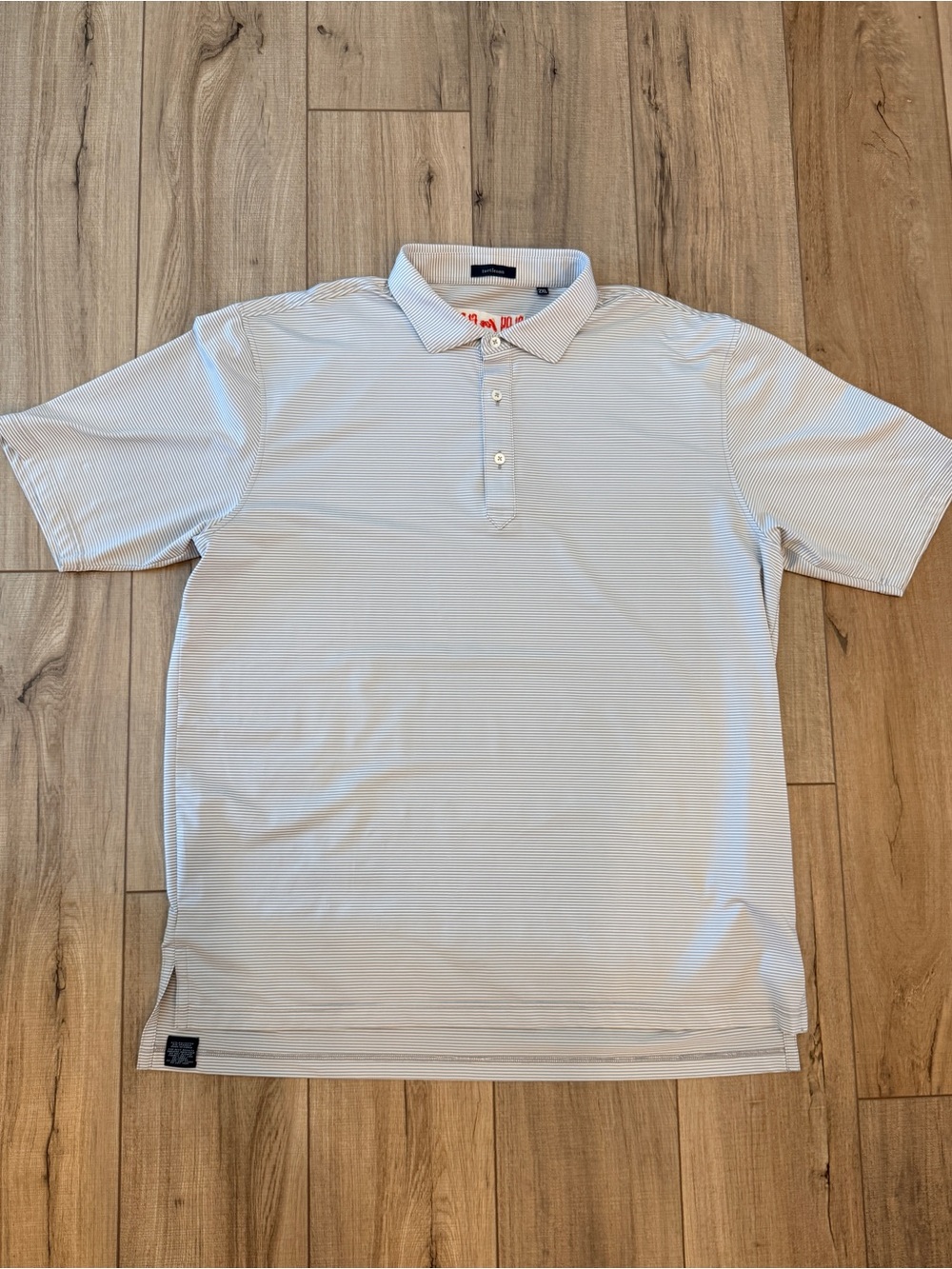 Turtleson Men's 2XL Striped Performance Golf Polo Shirt Setzer Wide Open